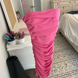 always with me hot pink dress